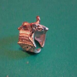 Silver Bat Ring